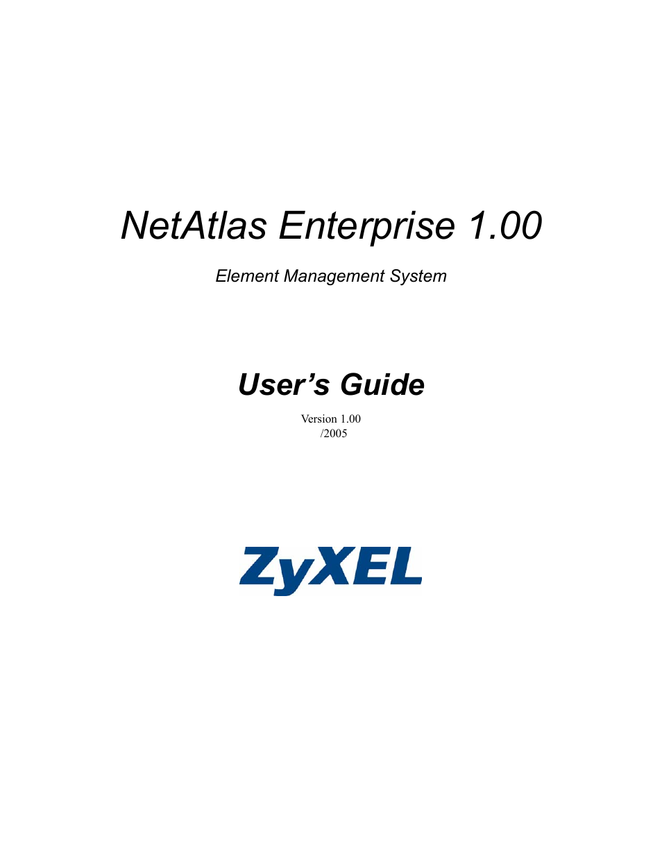 ZyXEL Communications 1 User Manual | 174 pages