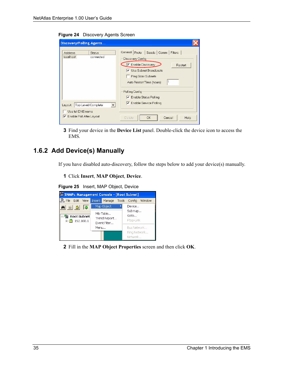 2 add device(s) manually | ZyXEL Communications 1 User Manual | Page 36 / 174