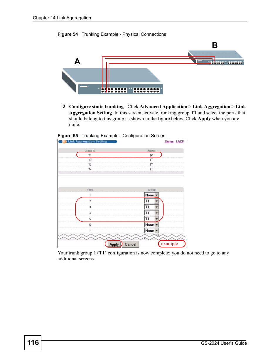 ZyXEL Communications ZyXEL Dimension GS-2024 User Manual | Page 116 / 266