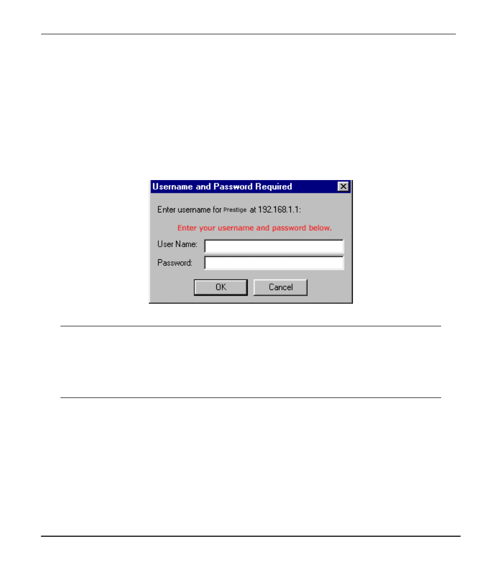 Introducing the prestige web configurator, Web configurator login and welcome screens, 1 web configurator login and welcome screens | ZyXEL Communications Broadband Security Gateway P-312 User Manual | Page 169 / 254