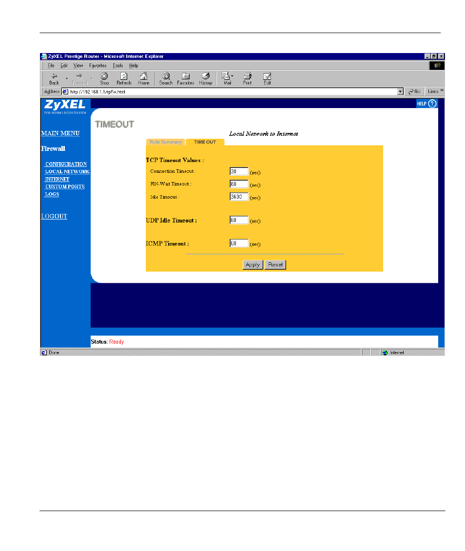 ZyXEL Communications Broadband Security Gateway P-312 User Manual | Page 193 / 254