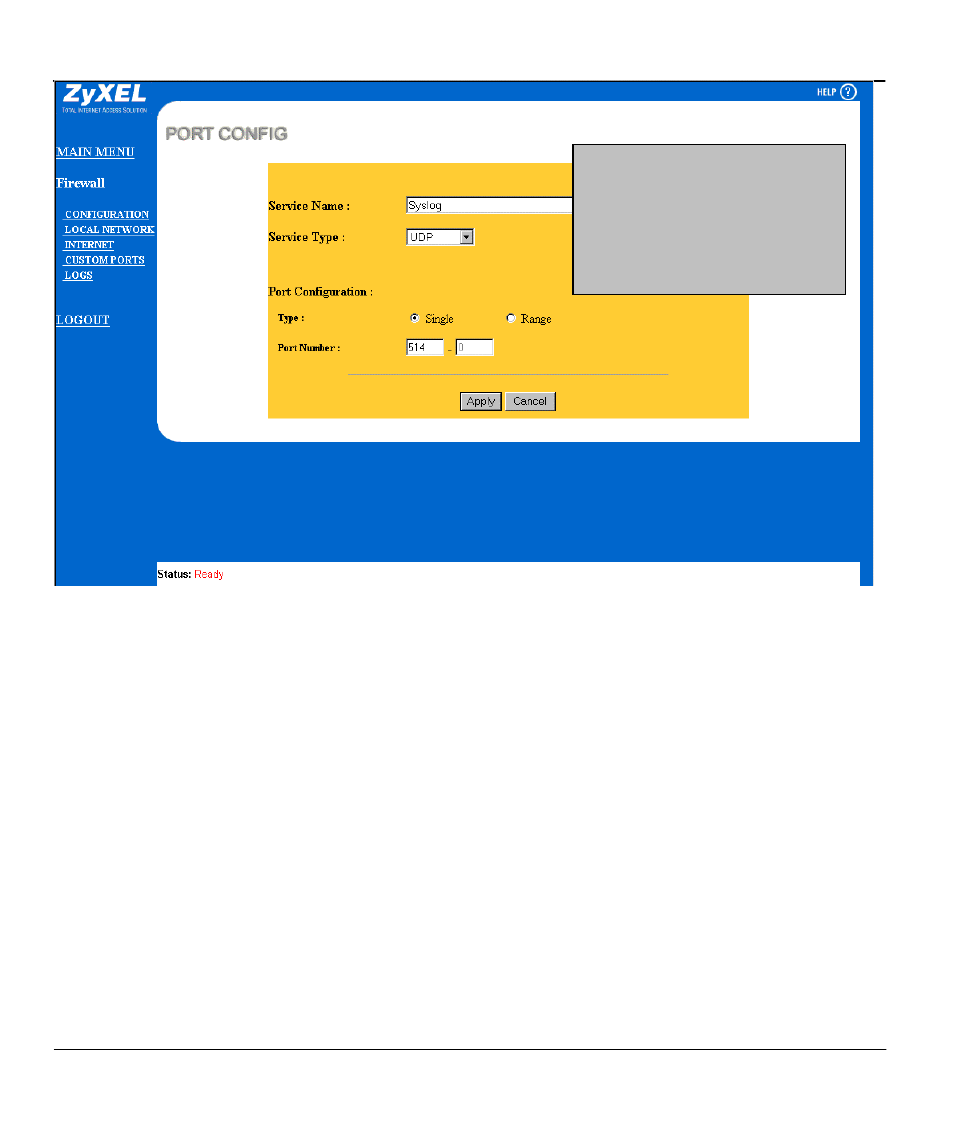 ZyXEL Communications Broadband Security Gateway P-312 User Manual | Page 214 / 254