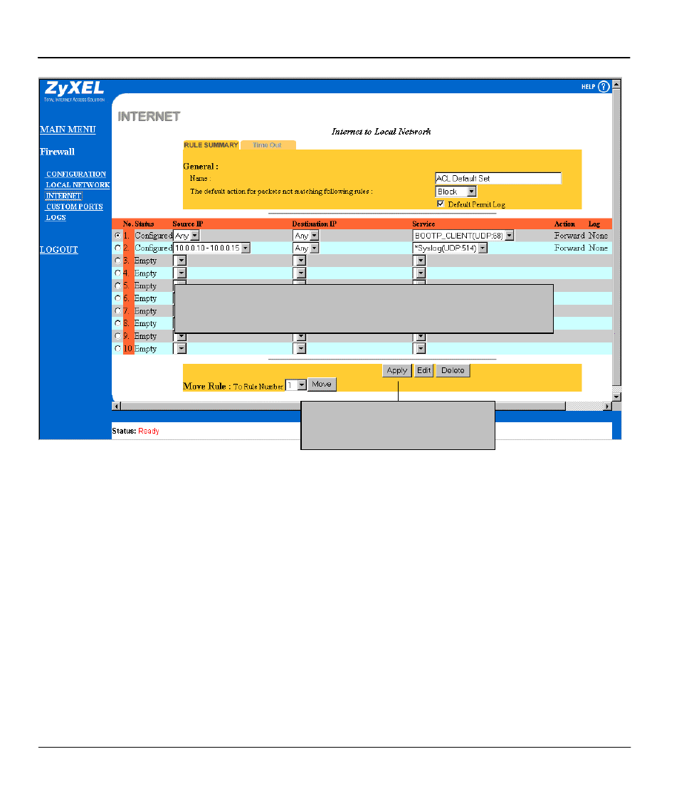 ZyXEL Communications Broadband Security Gateway P-312 User Manual | Page 216 / 254