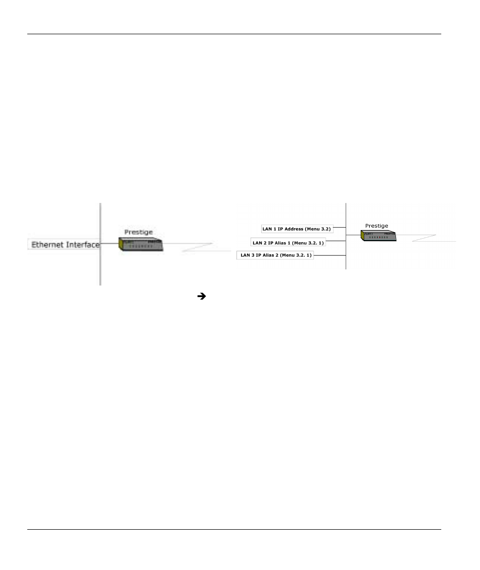 Ip alias, Tcp/ip and dhcp ethernet setup, 2 tcp/ip and dhcp ethernet setup | ZyXEL Communications Broadband Security Gateway P-312 User Manual | Page 50 / 254
