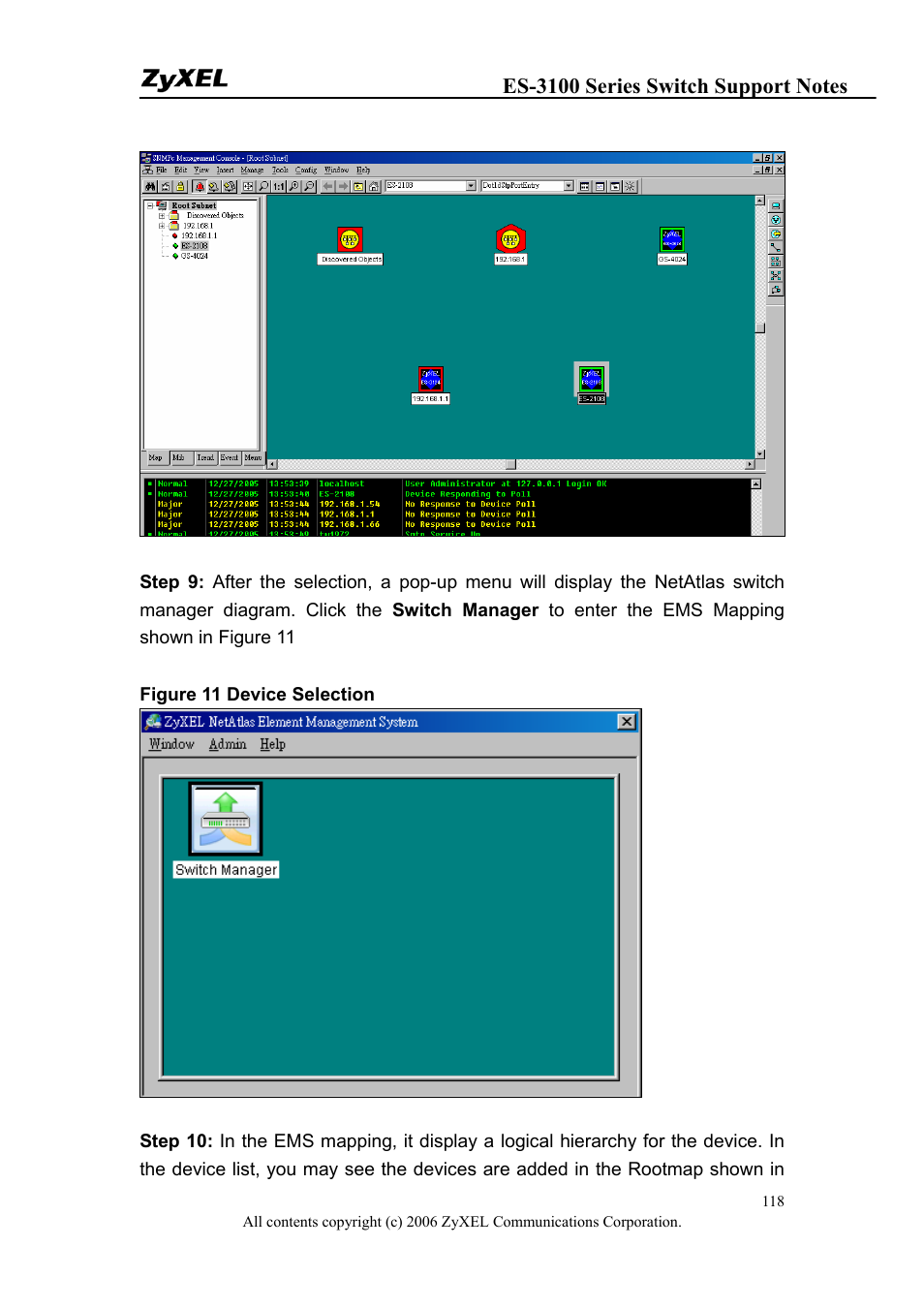 ZyXEL Communications ZyXEL Dimension ES-3124-4F User Manual | Page 118 / 144