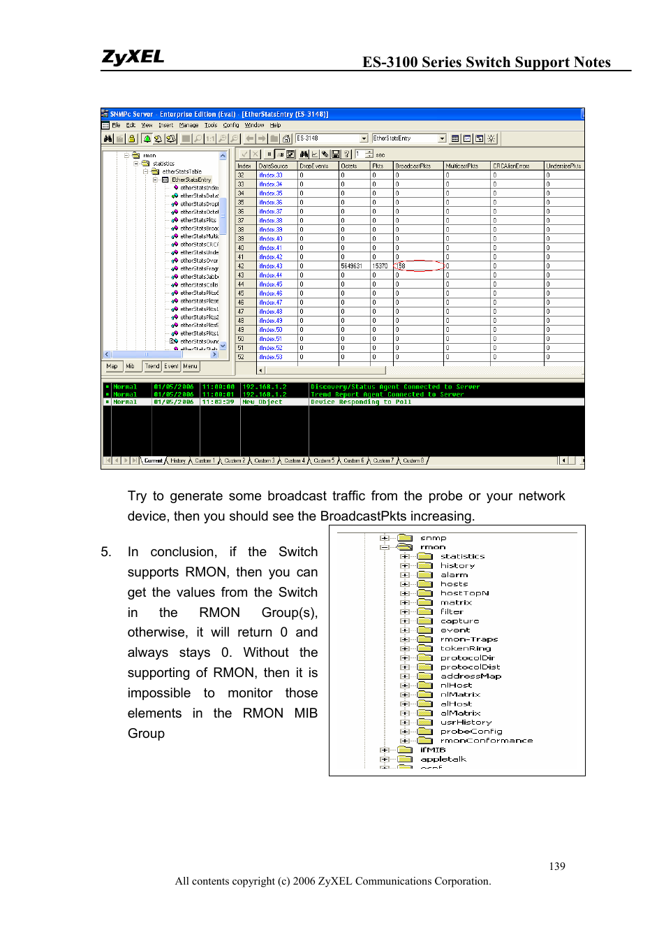 ZyXEL Communications ZyXEL Dimension ES-3124-4F User Manual | Page 139 / 144