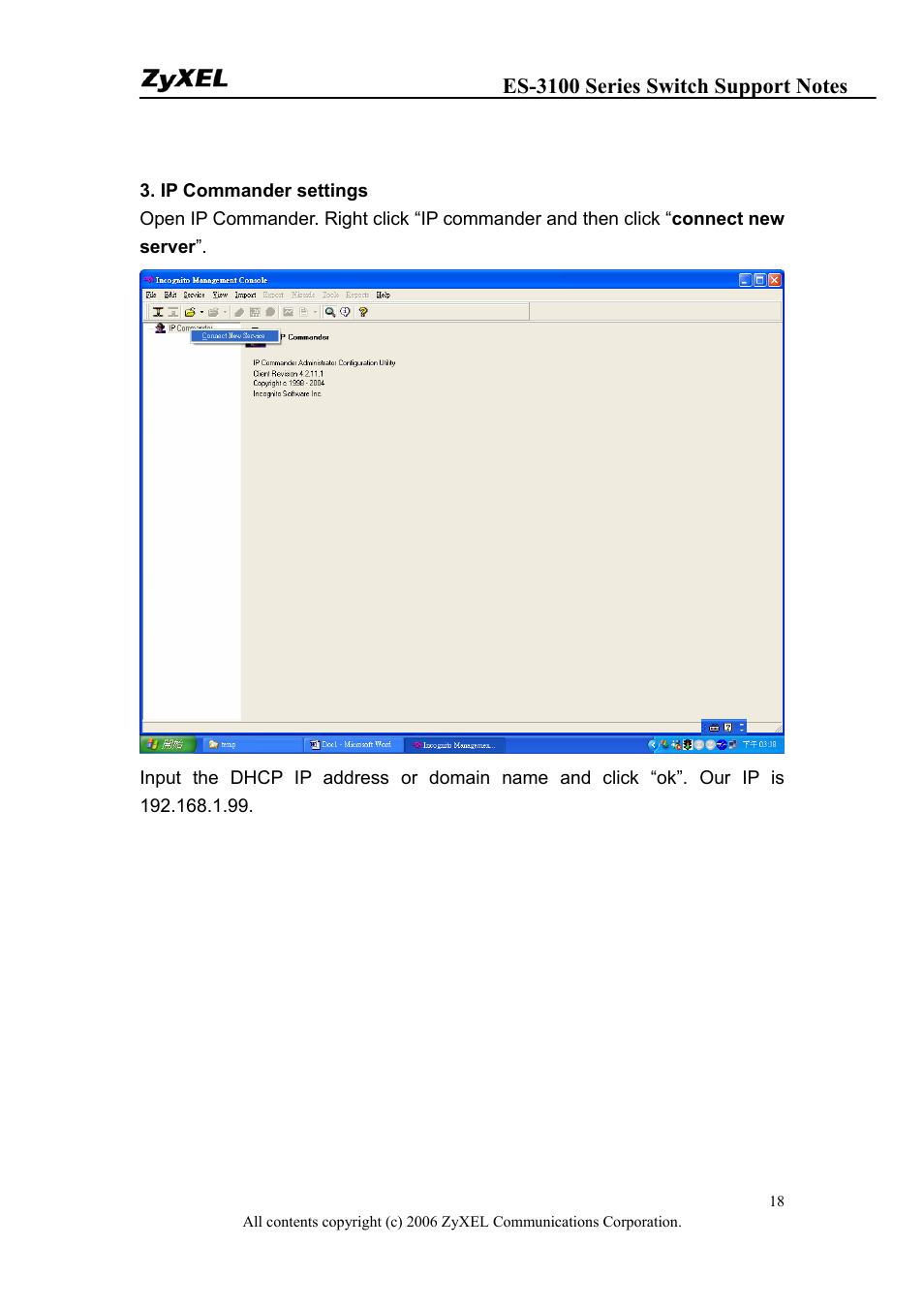 ZyXEL Communications ZyXEL Dimension ES-3124-4F User Manual | Page 18 / 144