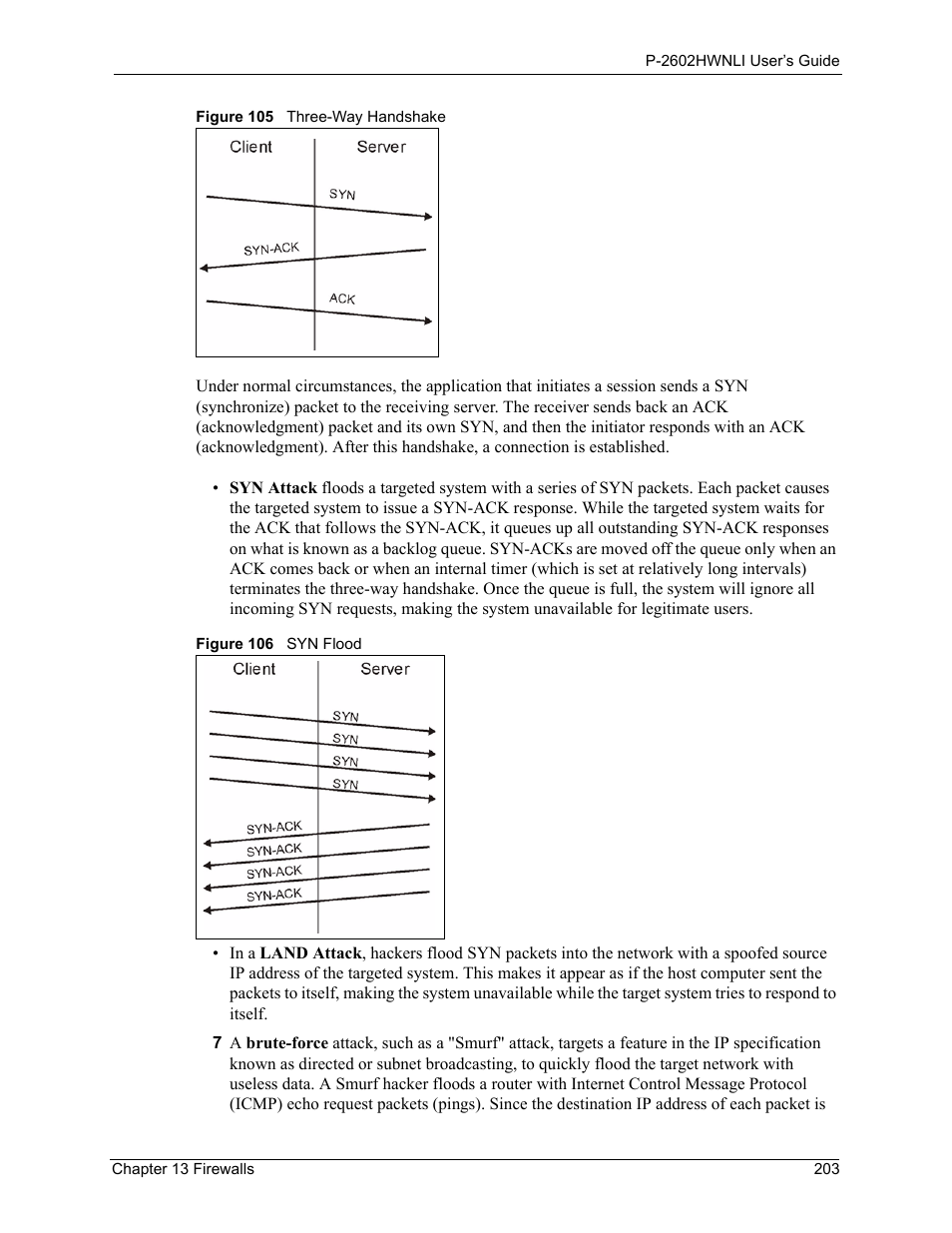 ZyXEL Communications 802.11g Wireless ADSL2+ 4-port VoIP IAD P-2602HWNLI User Manual | Page 203 / 442