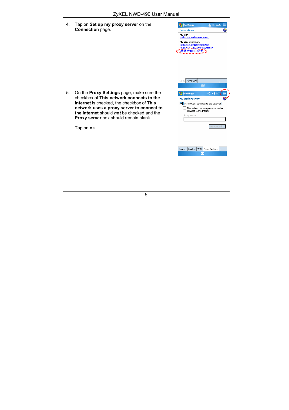 ZyXEL Communications NWD-490 User Manual | Page 6 / 12