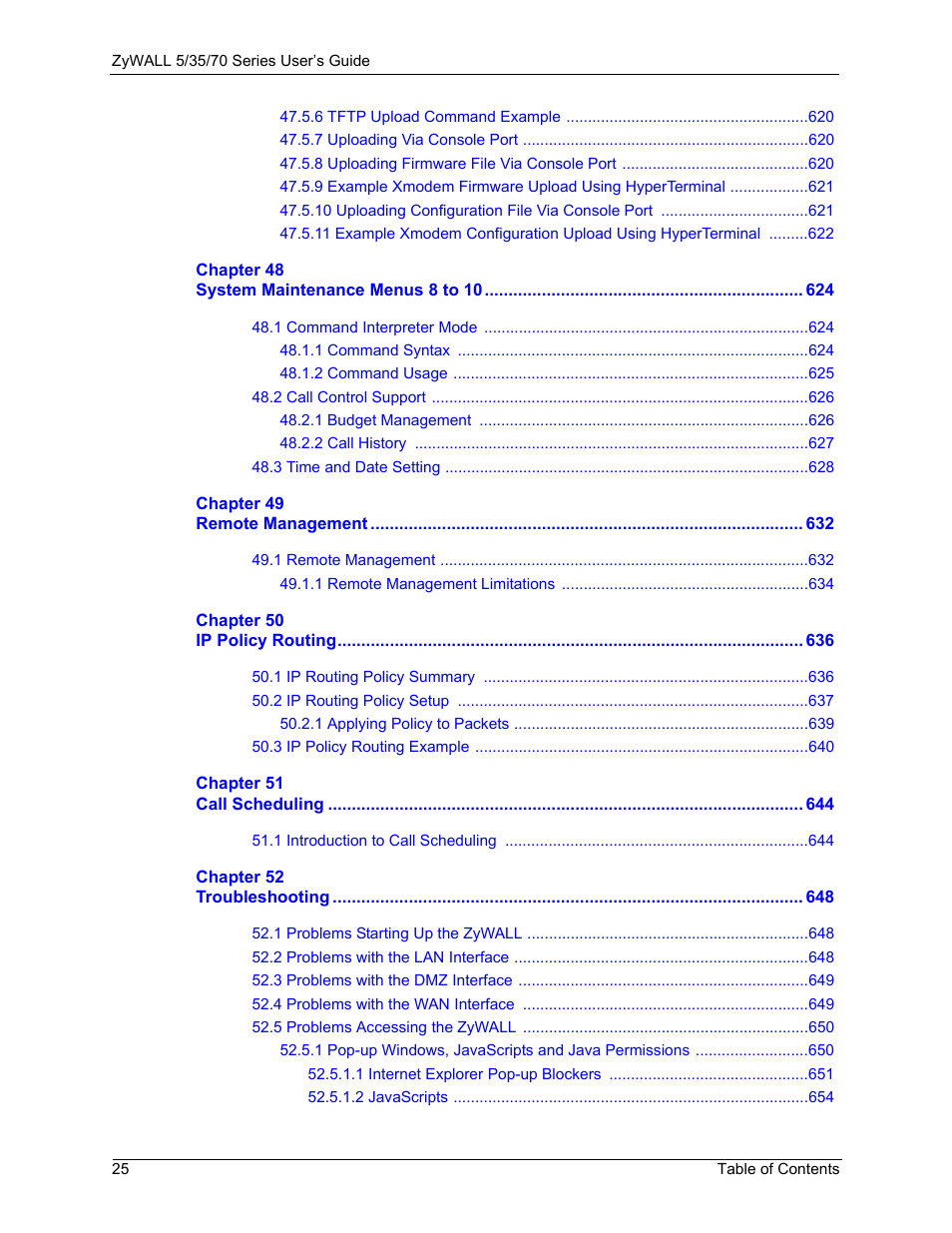 ZyXEL Communications Internet Security Appliance ZyWALL5UTM 4.0 User Manual | Page 25 / 803