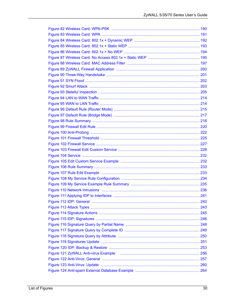 ZyXEL Communications Internet Security Appliance ZyWALL5UTM 4.0 User Manual | Page 30 / 803