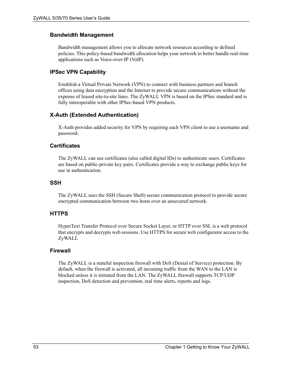 ZyXEL Communications Internet Security Appliance ZyWALL5UTM 4.0 User Manual | Page 53 / 803