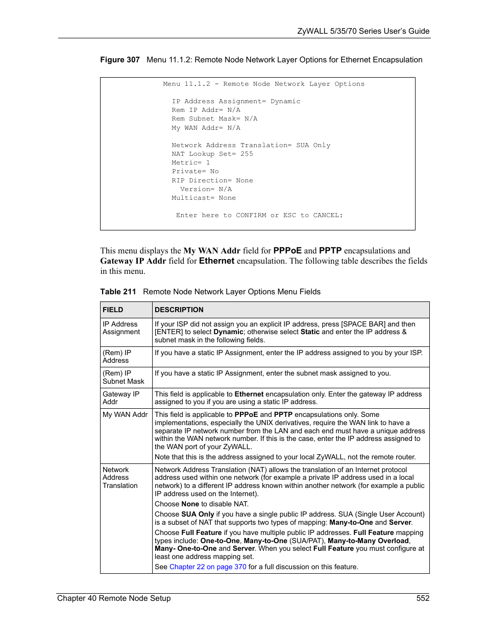 ZyXEL Communications Internet Security Appliance ZyWALL5UTM 4.0 User Manual | Page 552 / 803