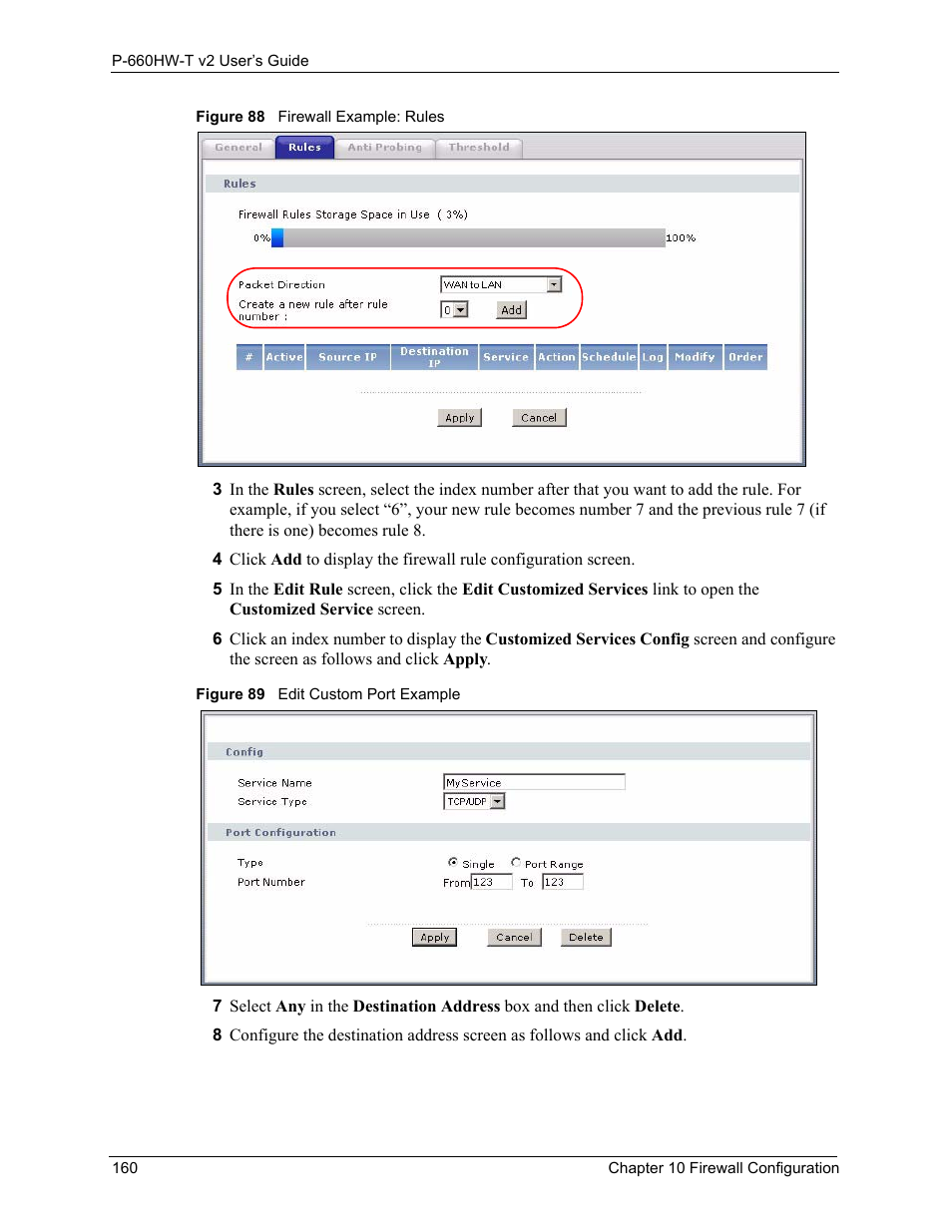 ZyXEL Communications P-660HW-T v2 User Manual | Page 160 / 351