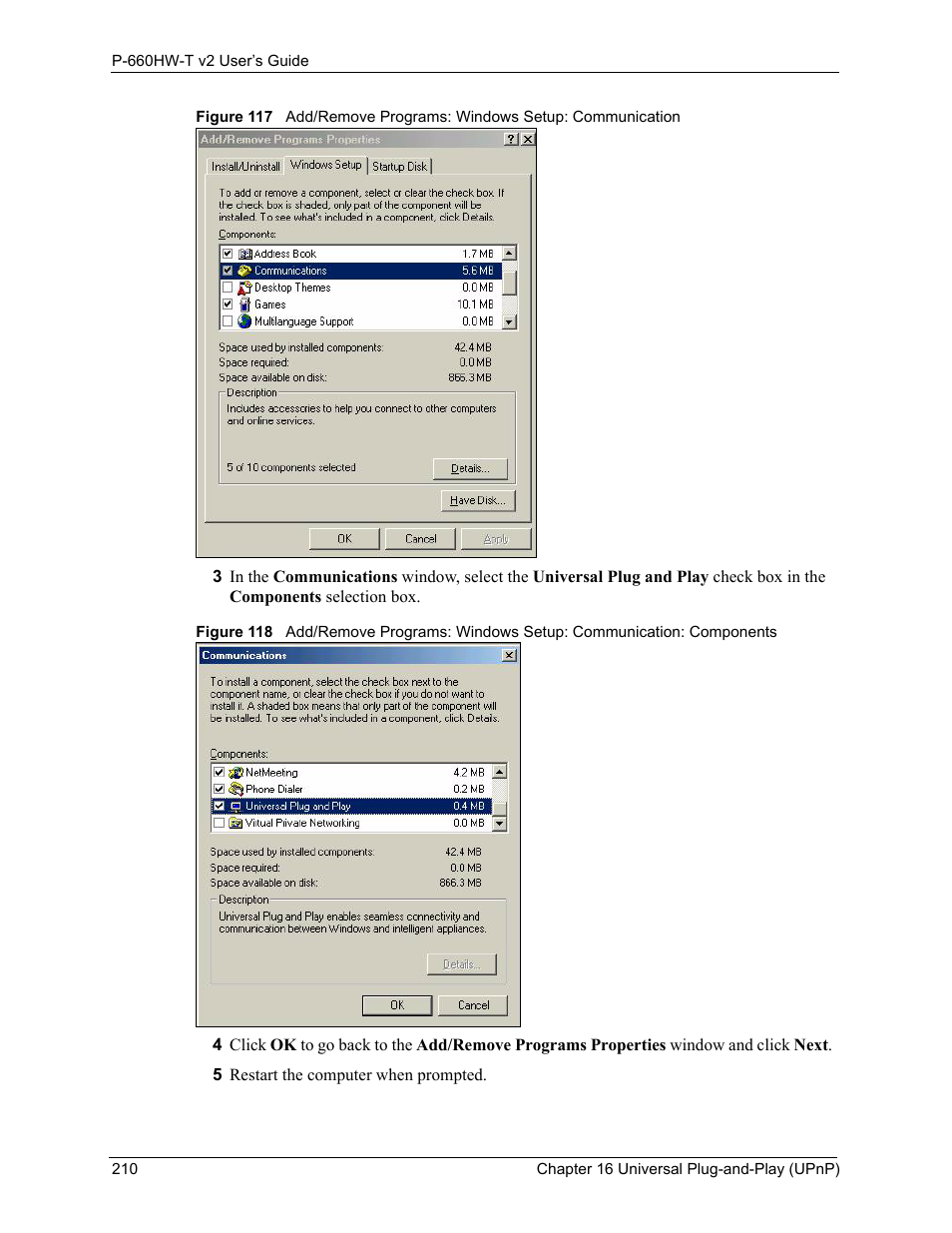 ZyXEL Communications P-660HW-T v2 User Manual | Page 210 / 351