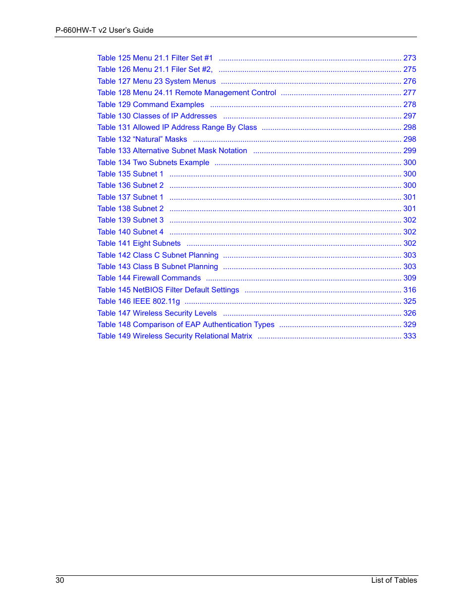 ZyXEL Communications P-660HW-T v2 User Manual | Page 30 / 351