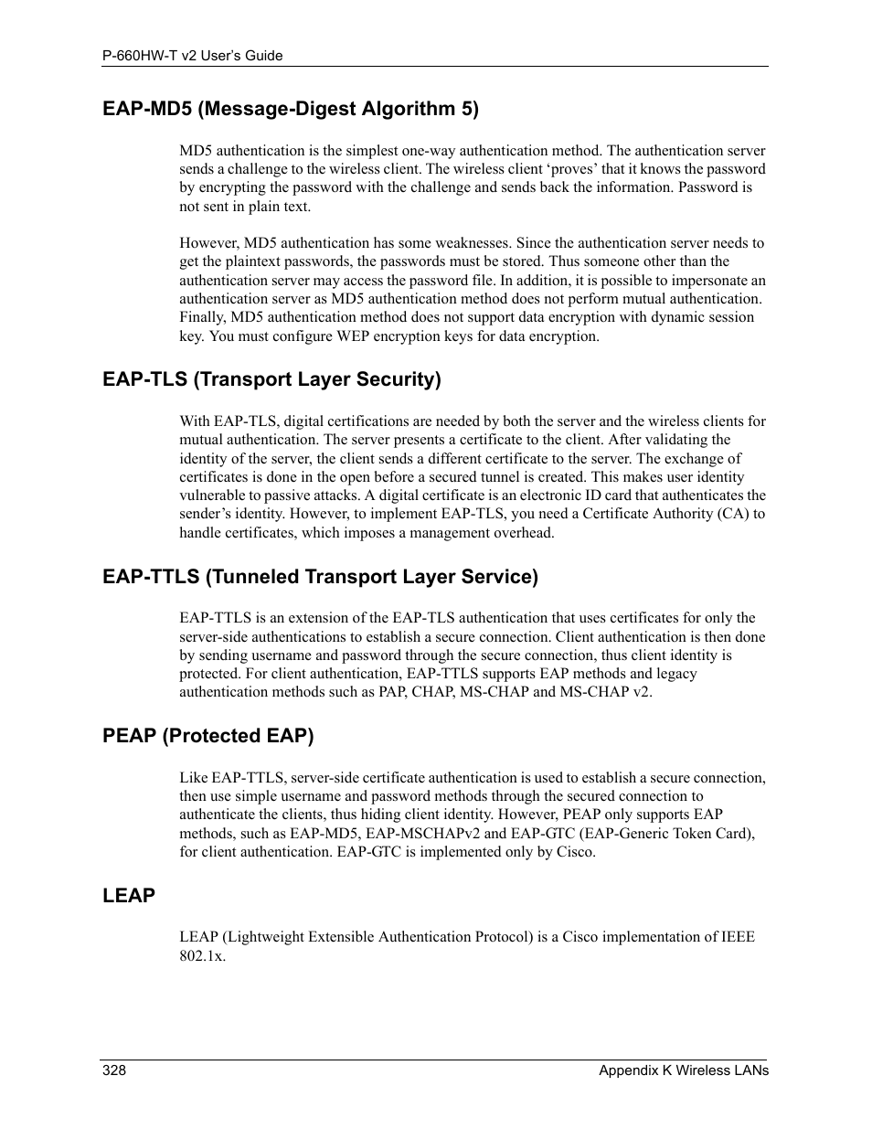 ZyXEL Communications P-660HW-T v2 User Manual | Page 328 / 351