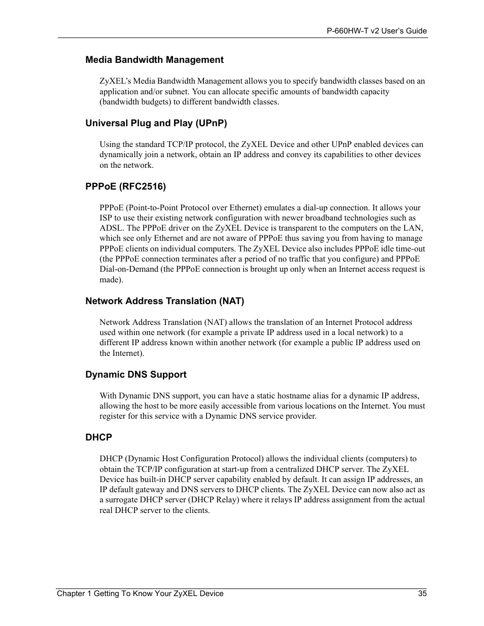 ZyXEL Communications P-660HW-T v2 User Manual | Page 35 / 351
