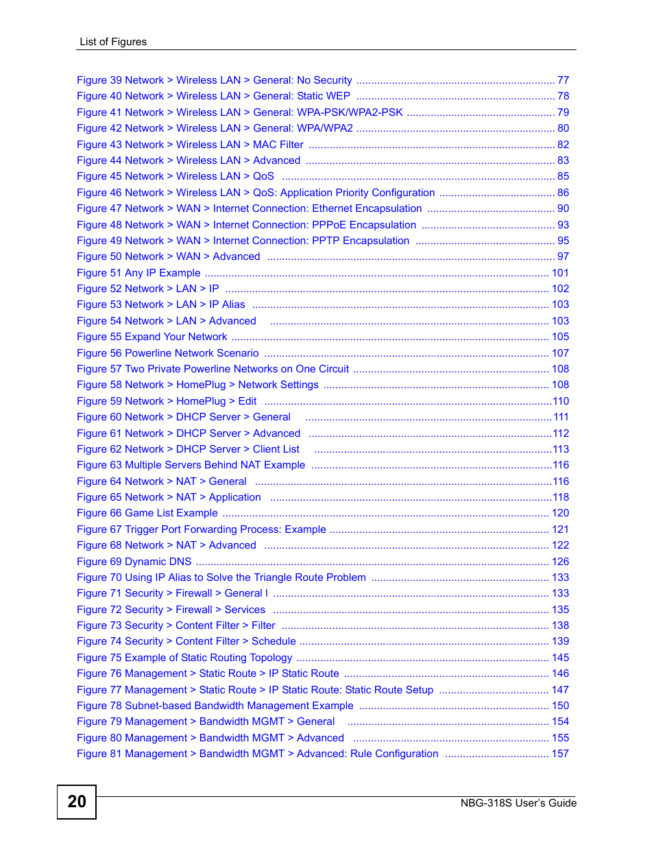 ZyXEL Communications NBG-318S User Manual | Page 20 / 286