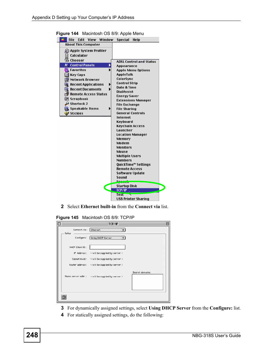 ZyXEL Communications NBG-318S User Manual | Page 248 / 286