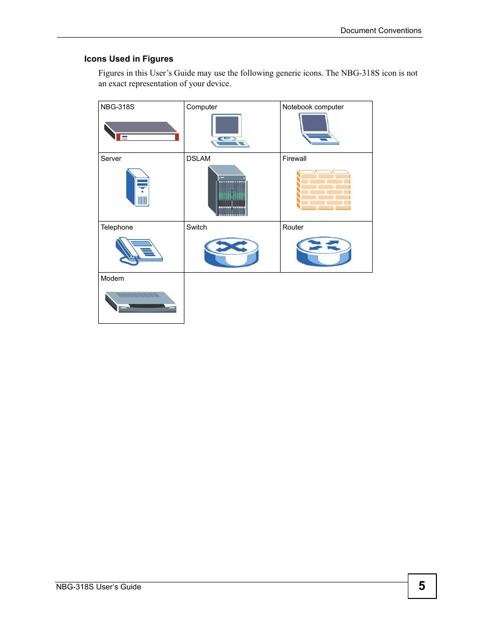 ZyXEL Communications NBG-318S User Manual | Page 5 / 286