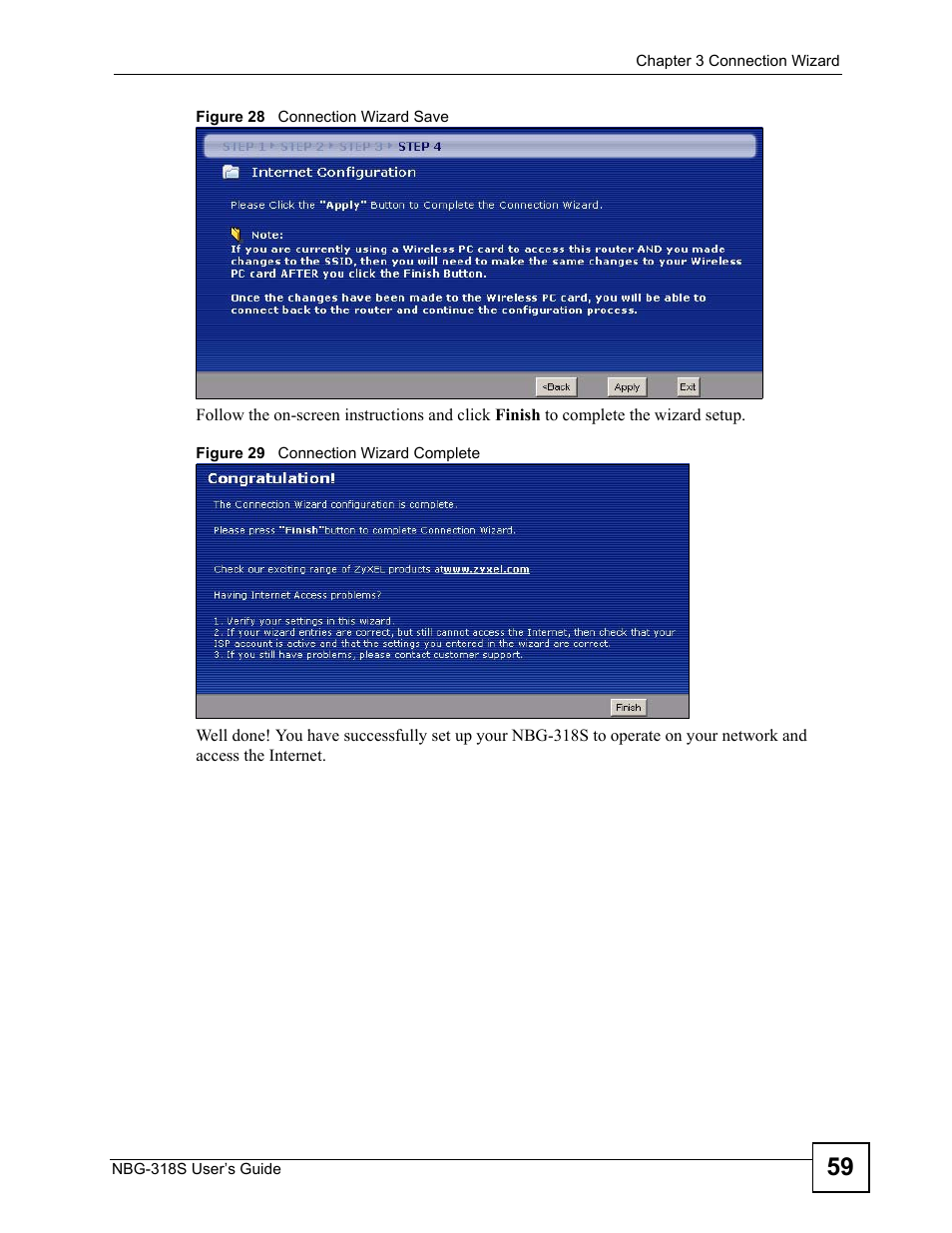 ZyXEL Communications NBG-318S User Manual | Page 59 / 286