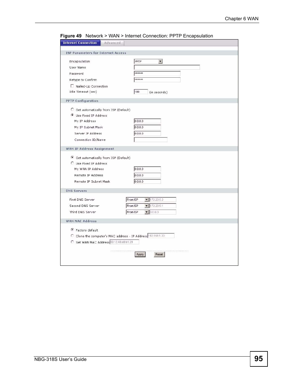 ZyXEL Communications NBG-318S User Manual | Page 95 / 286