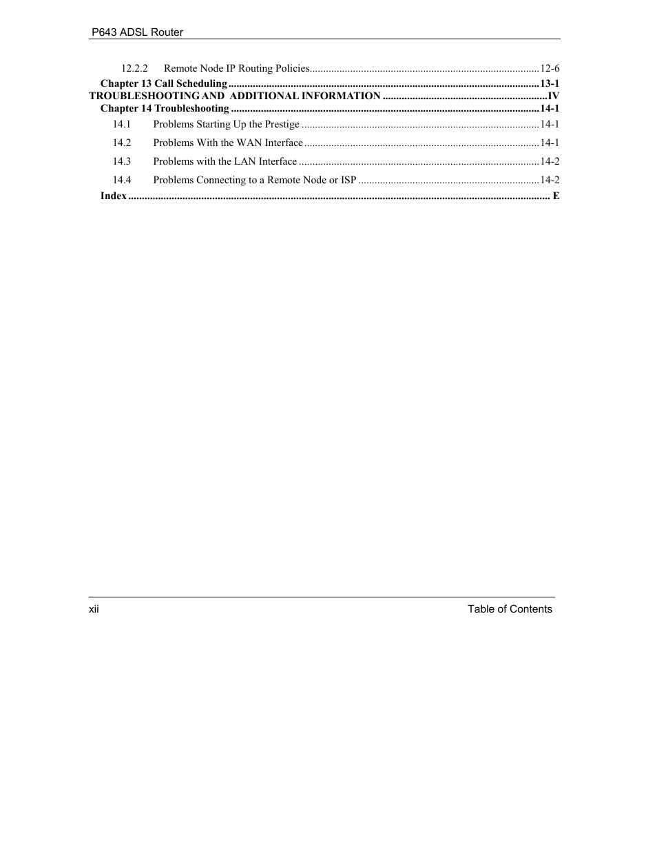 ZyXEL Communications Prestige 643 User Manual | Page 12 / 179