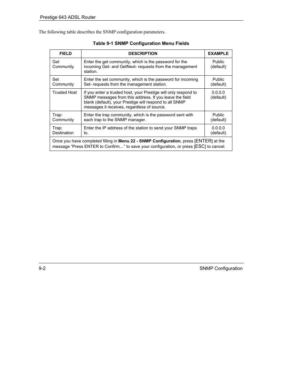 ZyXEL Communications Prestige 643 User Manual | Page 126 / 179