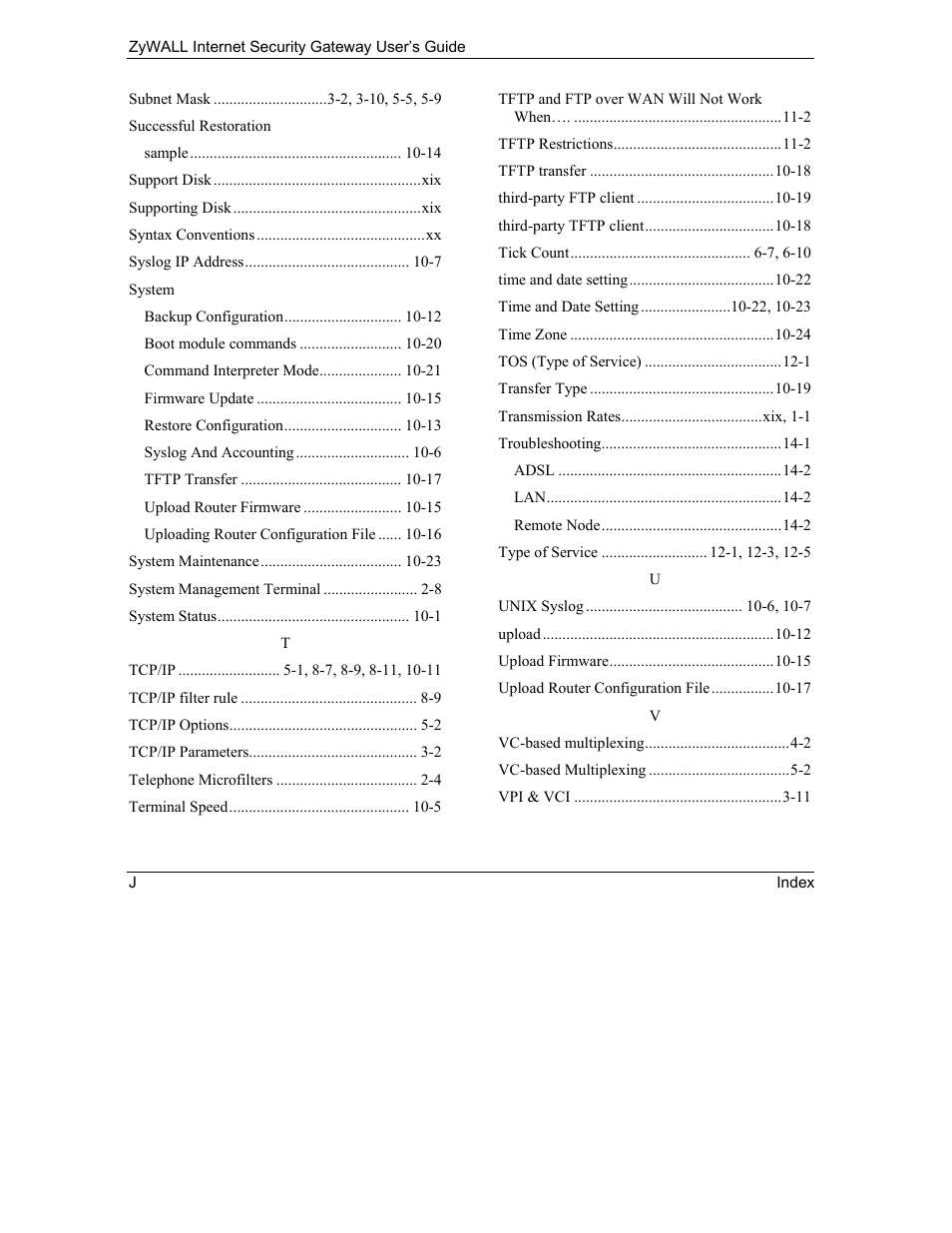 ZyXEL Communications Prestige 643 User Manual | Page 178 / 179