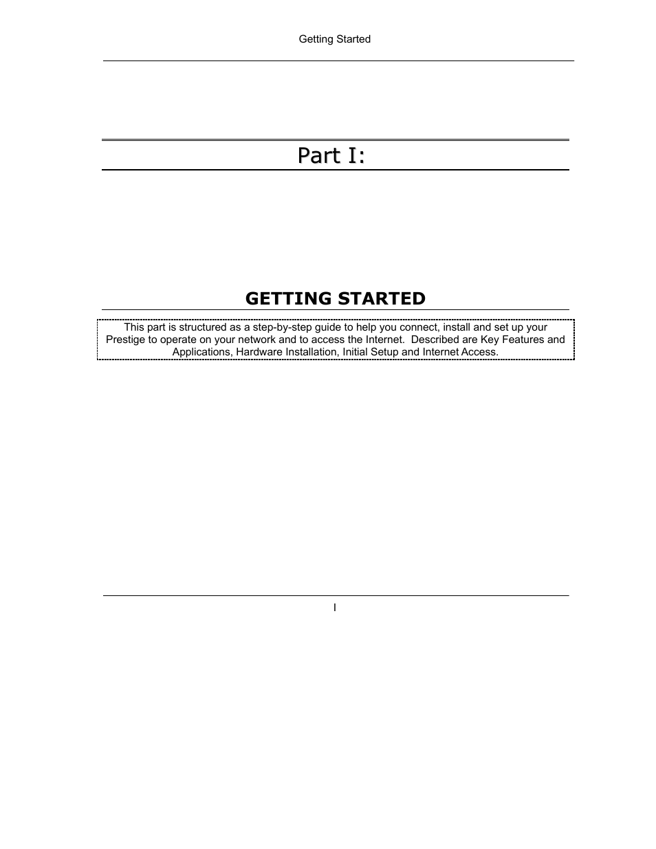 Getting started | ZyXEL Communications Prestige 643 User Manual | Page 23 / 179