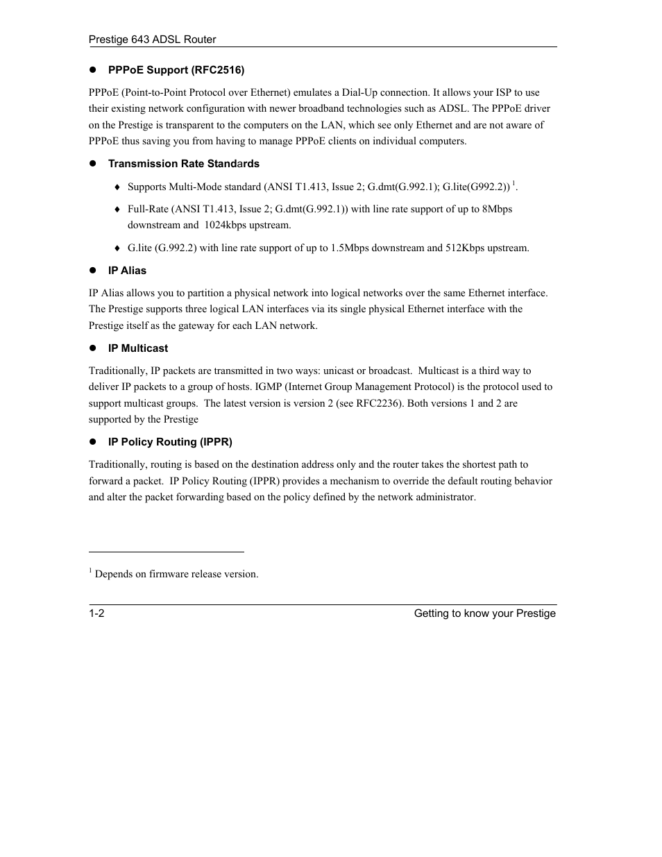 ZyXEL Communications Prestige 643 User Manual | Page 26 / 179