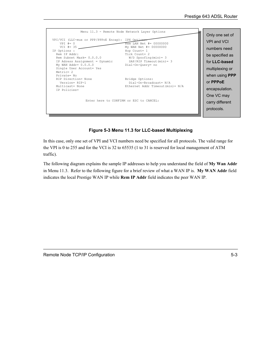 ZyXEL Communications Prestige 643 User Manual | Page 75 / 179