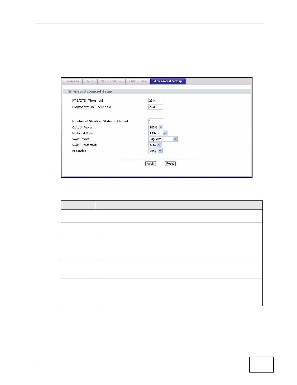 8 the advanced setup screen | ZyXEL Communications Prestige P-870HW-51a v2 User Manual | Page 93 / 276