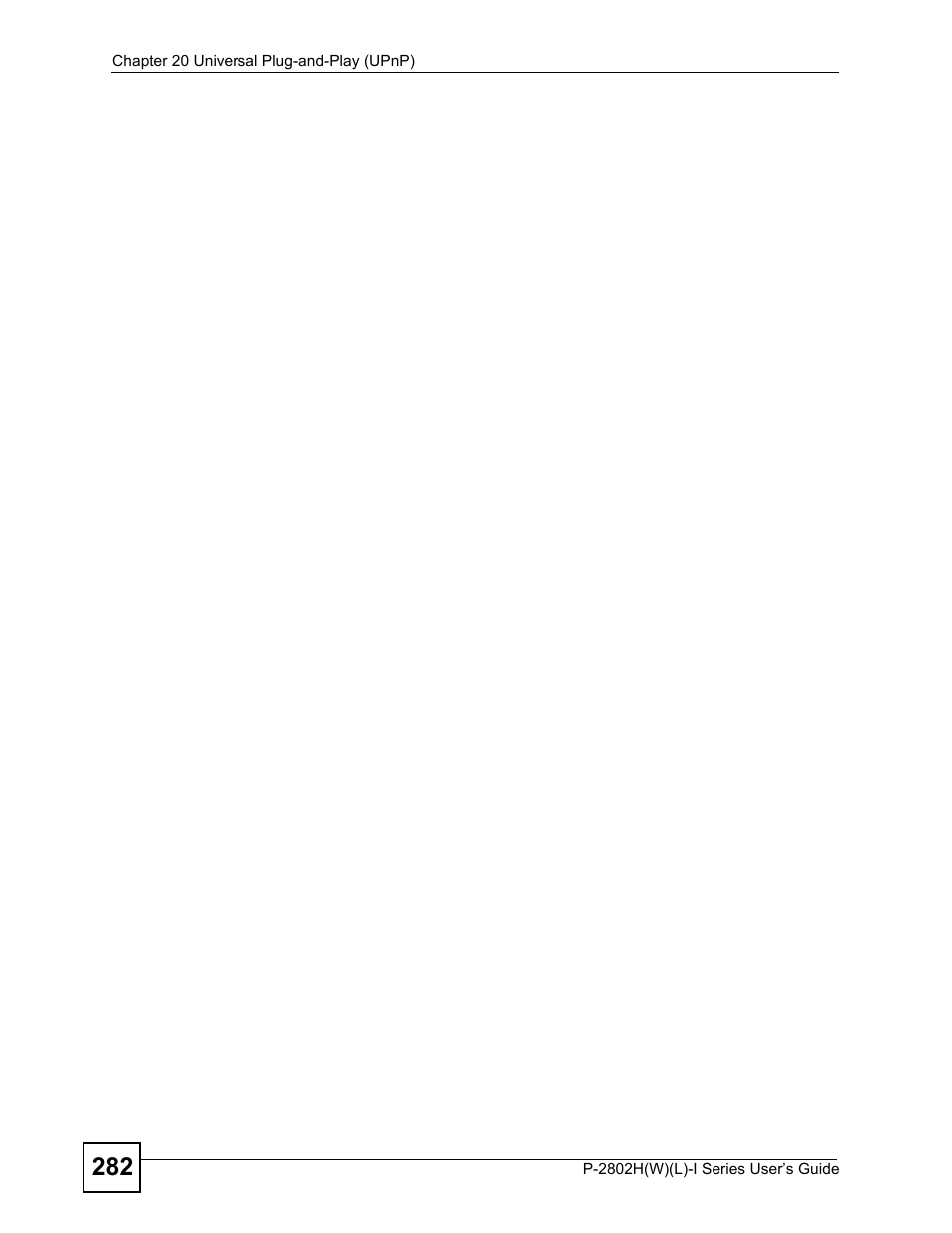 ZyXEL Communications P-2802H(W)(L)-I Series User Manual | Page 282 / 418