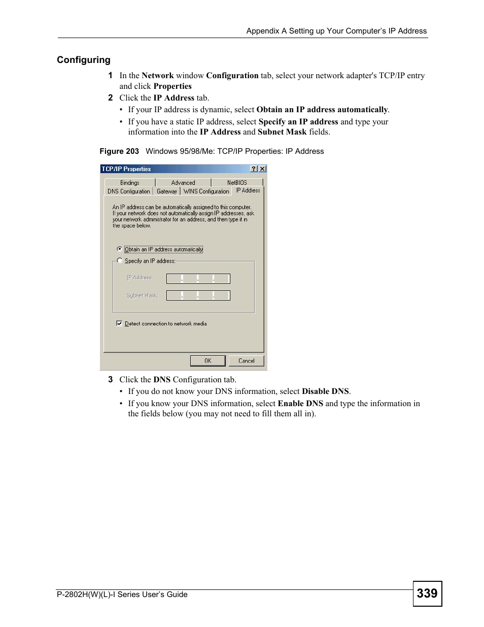 ZyXEL Communications P-2802H(W)(L)-I Series User Manual | Page 339 / 418