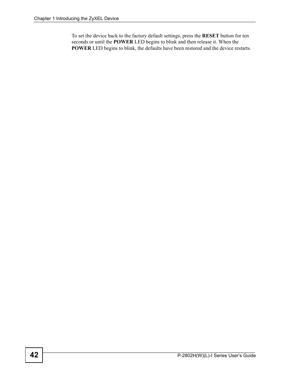 ZyXEL Communications P-2802H(W)(L)-I Series User Manual | Page 42 / 418