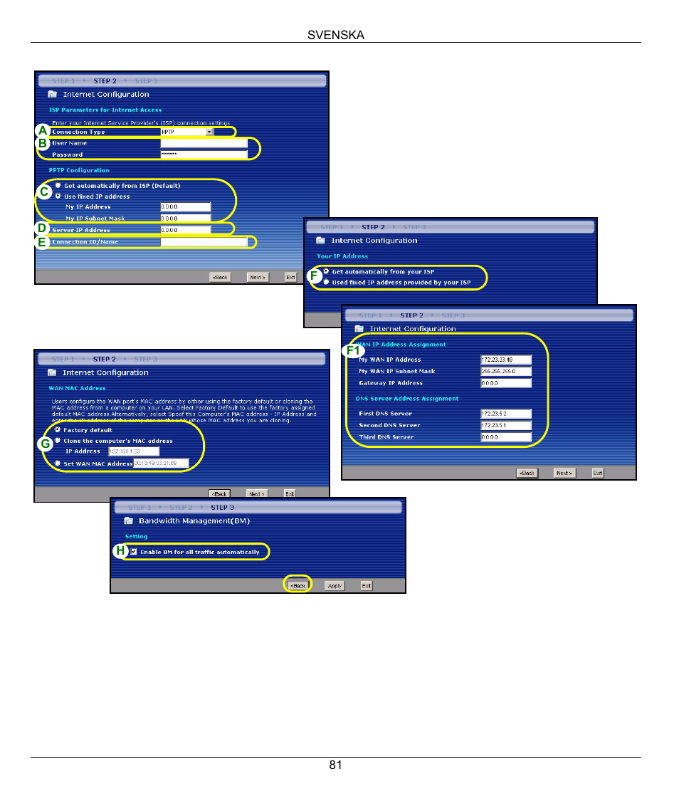 ZyXEL Communications P-335 Plus User Manual | Page 81 / 95