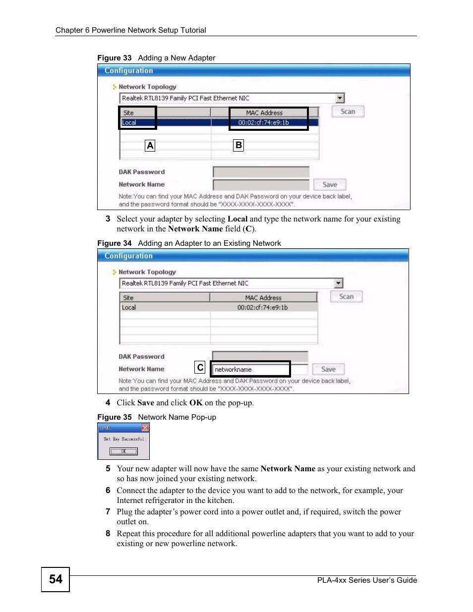 ZyXEL Communications PLA-4xx User Manual | Page 54 / 90