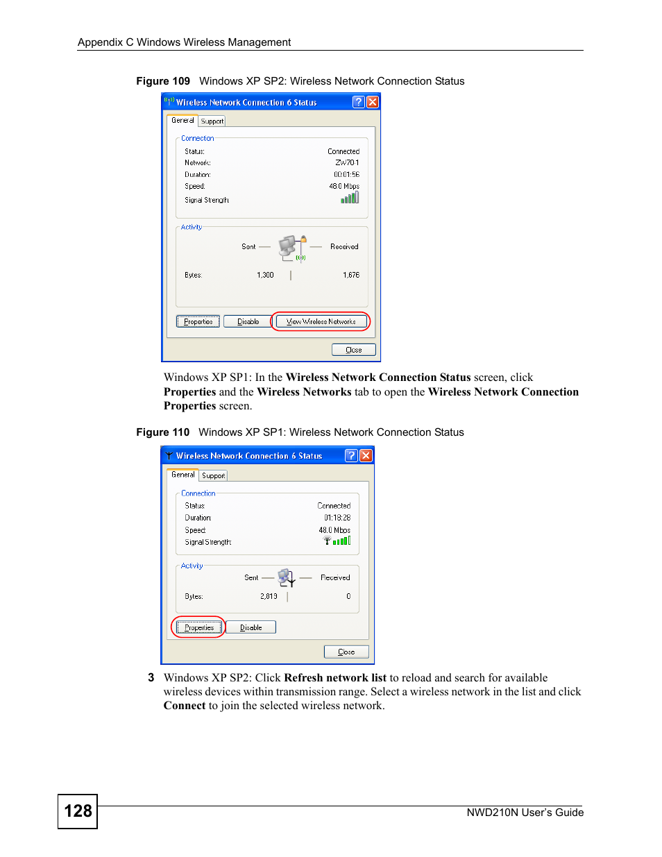 ZyXEL Communications NWD210N User Manual | Page 128 / 152
