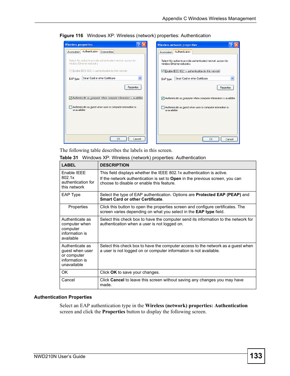 ZyXEL Communications NWD210N User Manual | Page 133 / 152