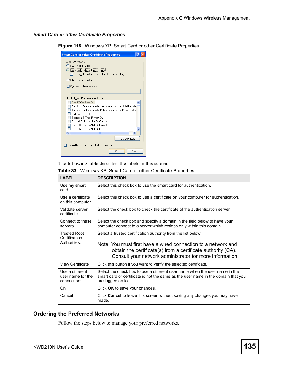 ZyXEL Communications NWD210N User Manual | Page 135 / 152