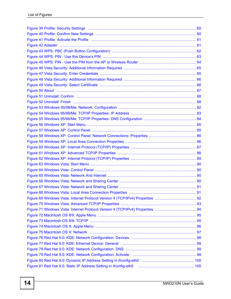 ZyXEL Communications NWD210N User Manual | Page 14 / 152