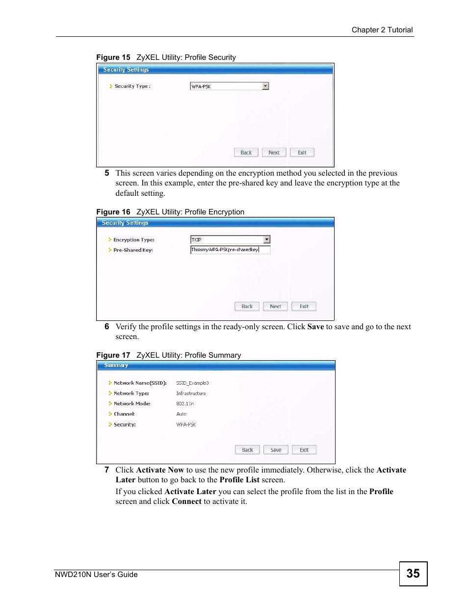 ZyXEL Communications NWD210N User Manual | Page 35 / 152