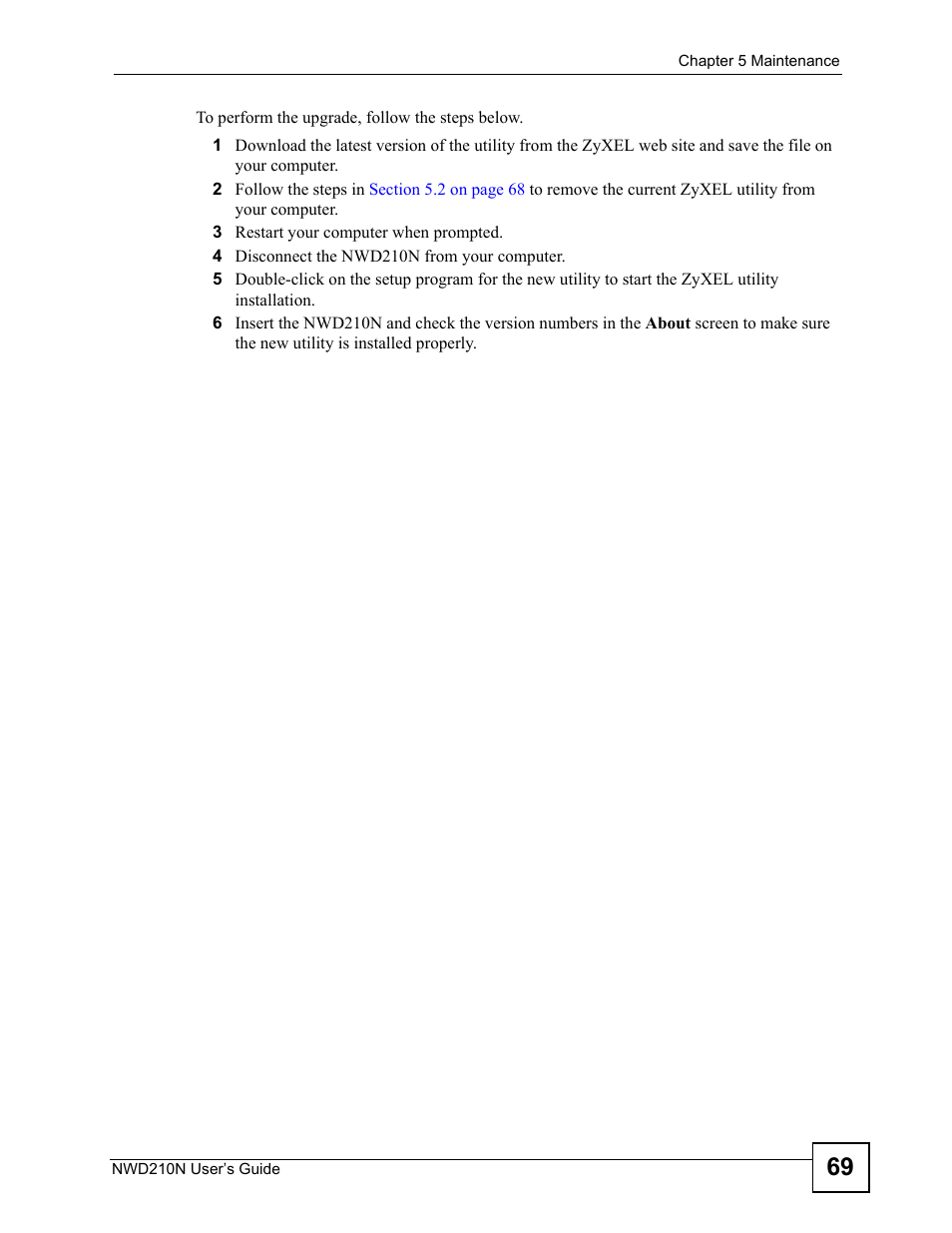 ZyXEL Communications NWD210N User Manual | Page 69 / 152