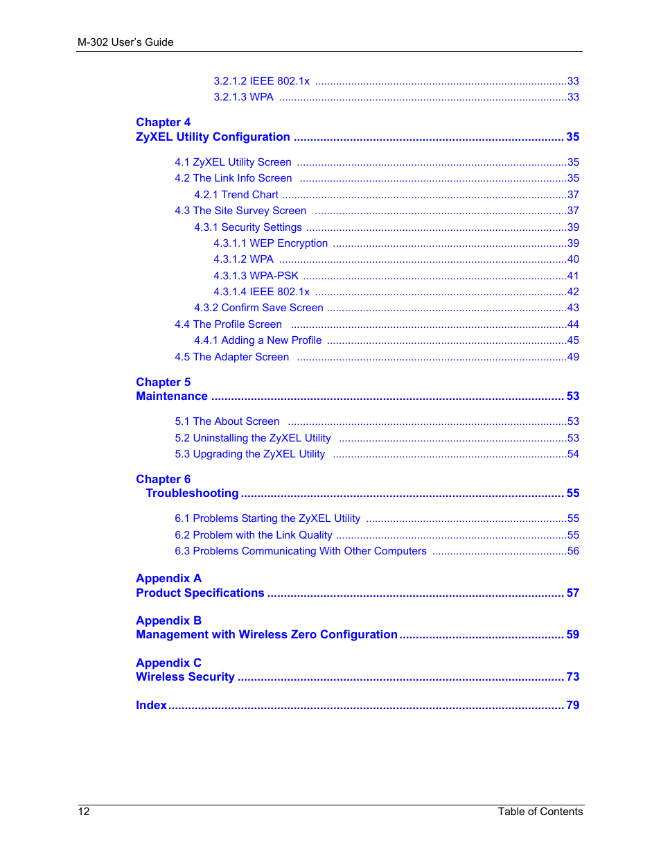 ZyXEL Communications M-302 User Manual | Page 12 / 81