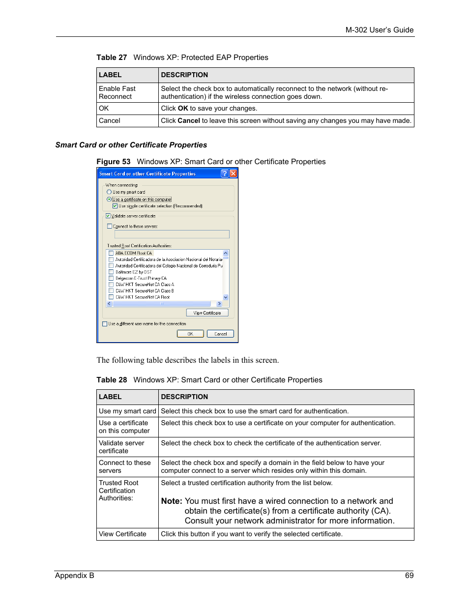 ZyXEL Communications M-302 User Manual | Page 69 / 81