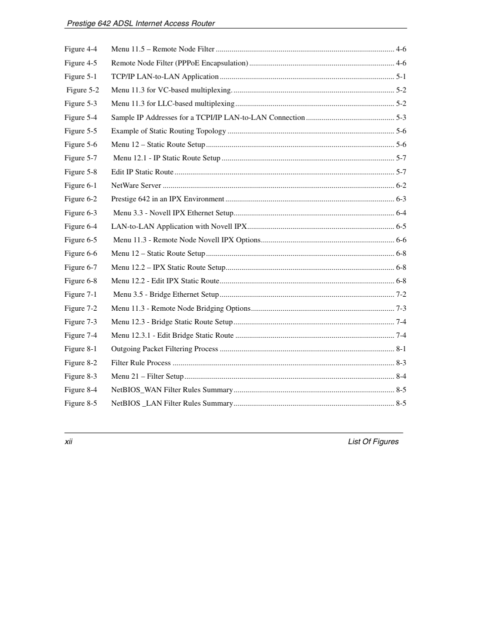 ZyXEL Communications Prestige 642 User Manual | Page 144 / 155