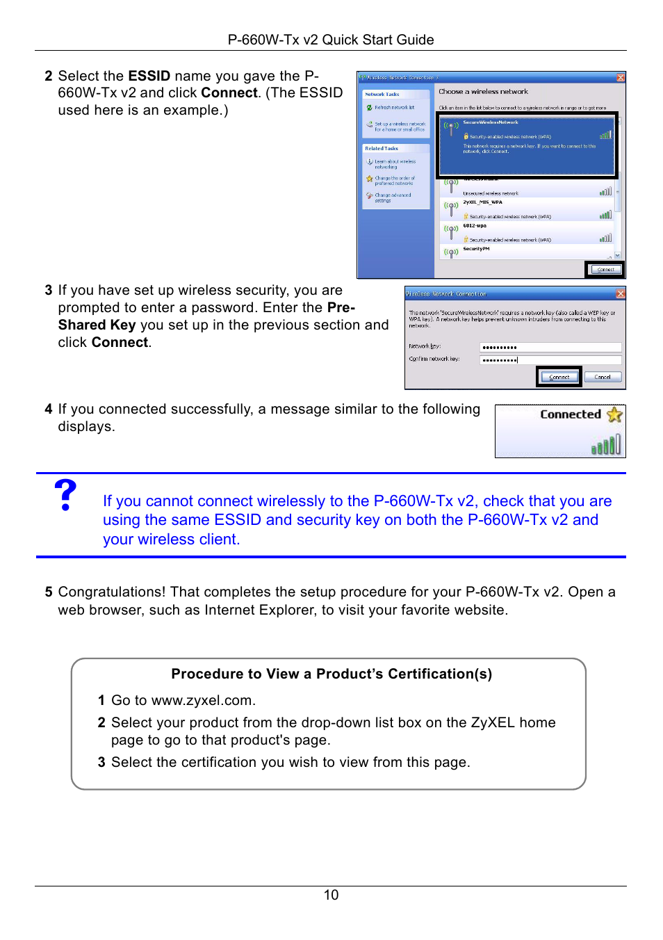 ZyXEL Communications P-660W-Tx v2 User Manual | Page 11 / 11
