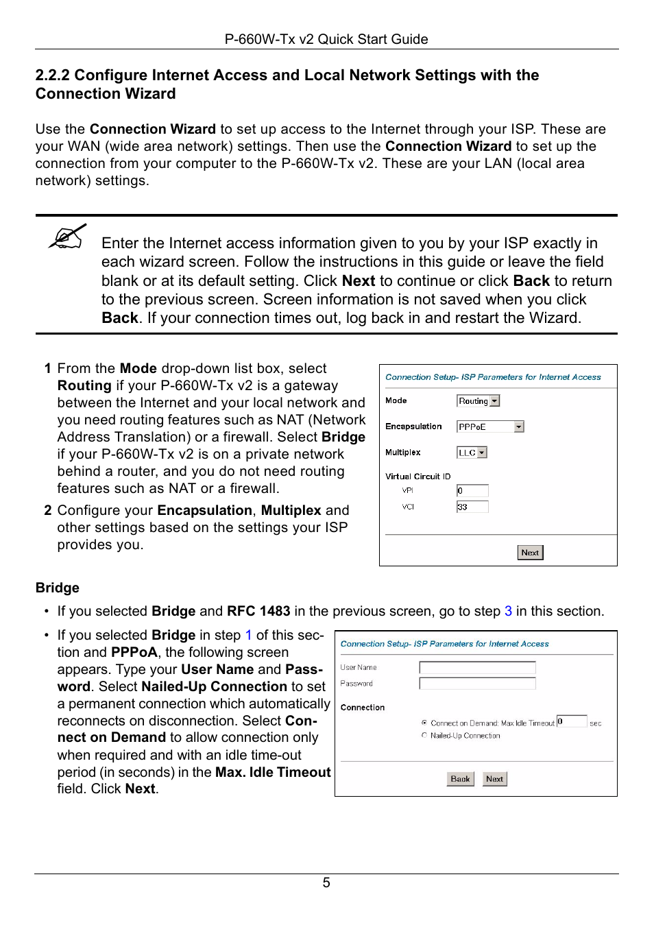 ZyXEL Communications P-660W-Tx v2 User Manual | Page 6 / 11